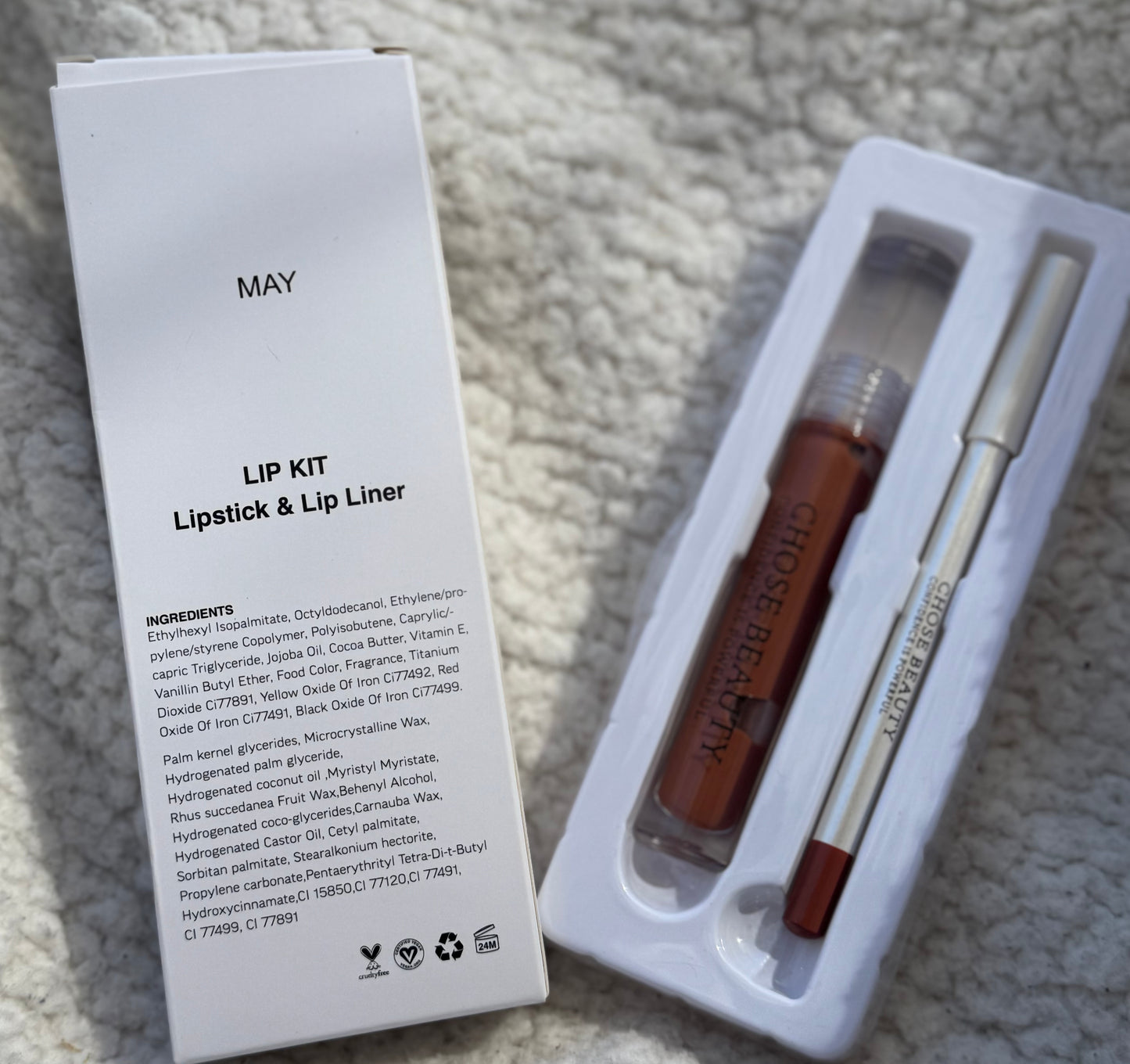 LIPGLOSS & LIP LINER- MAY